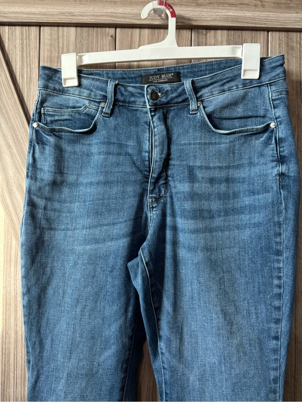 Judy Blue Women's Blue Split Flare Jeans